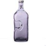 2 Litre Mor ve Beyaz Şişe, Dayanıklı ve Şık Tasarım - Ahşap - Bej - Siyah