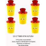 2 Lt Tıbbi Atık Kutusu 5'li