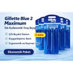 2 Maximum Tek Kullanımlık Tıraş Bıçağı 5 Adet Ekonomik Paket