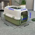 2 Metal Kapılı Kedi Taşıma Çantası Büyük Bh-2s - Yeşil