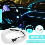 2 Metre 12V Buz Mavi İp Neon İp Led Araç İçi Neon Led