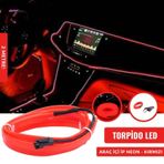 2 Metre 12V Kırmızı İp Neon İp Led Araç İçi Neon Led