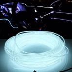 2 Metre Beyaz Araç İçi Torpido Ledi Renkli İp Neon İp Led Şerit Led Neon İp Led