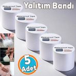2 Metre Çatı Izolasyon Bandı Su Sızdırmazlık Geçirmezlik Yalıtım Çamur Tamir Çatlak Boru Bant 5 Adet - Gri - 1