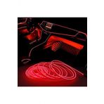 2 Metre Kırmızı Araç İçi Torpido Ledi Renkli İp Neon İp Led Şerit Led Neon İp Led