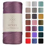 2 Mm - 200 gr Polyester Makrome Ipi Mürdüm 230 M Polyester Makrome Ip Supla Ip Ve Çanta Ipliği