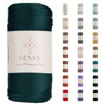 2 Mm - 200 gr Polyester Makrome Ipi Yeşil 230 M Polyester Makrome Ip Supla Ip Ve Çanta Ipliği