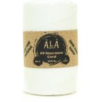 2 mm - 200 gr Polyester (Pp) Makrome Ipi 230 mt Polyester Makrome Ip Supla Ip ve Çanta Ipliği Beyaz