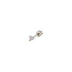 2 MM MİNİ ÇİÇEK GÜMÜŞ TRAGUS PIERCING - ALTIN SARI