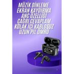 2.Nesil Ekranlı Sesli Görüşme Yapabilen Kablosuz Bluetooth Kulaklık