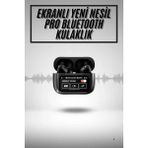 2.nesil Pro Ekranlı Sesli Görüşme Yapabilen Kablosuz Bluetooth Kulaklık Midastech - Renkli - 1