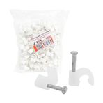 2 Numara Çelik Çivili 6 mm Kroşe (100LÜ Poşet)(Data - Anten Kabloları Için)