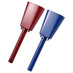 2 Paket çıtır, Tutucu Sağlam Tezahürat çanı 25 X 7,7 X 4.3cm Inek çanları Spor Etkinlikleri Için gürültü Yapıcılar Futbol oyunları Veya Kamu pazarları (25x7.7x4.3cm)
