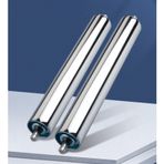 2 Paket Endüstriyel Konveyör Bant Değiştirme Silindirleri - Paslanmaz Çelik Kılavuz Silindirler 39 "35.5" 27.5" 17 "15" 16 "10" 6 "8" - 25MM Çap 150MM Verimli Malzeme için Uzunluk Ha...