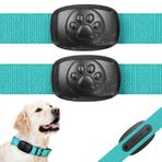2 Paket IPX8 Su Geçirmez Airtag Köpek Tasması Tutucu Stouchi Ultra Dayanıklı PC Hava Etiketi Tutacağı Köpek Tasması için Apple Airtags ile Uyumlu Kayıp Önleyici AirTag Kılıf Tüm Genişlere Uygun