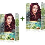 2 Paket Natural Beauty Amonyaksız Saç Boyası 3.66 Patlıcan Moru Nemere