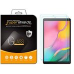 (2 Paket) Supershieldz Samsung Galaxy Tab A 10.1 (2019) (SM-T510 Model) için Tasarlanmıştır, Ekran Koruyucu, (Temperli Cam) Çizilmez, Kabarcıksız