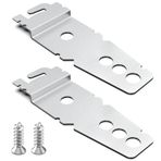 2 Paket Tezgah Altı Vidalı Bulaşık Makinesi Montaj Braketi, Whirlpool - Uyumlu - 8269145 / WP8269145 ile karşılaştırın, Whirlpool, Kenmore, Kitchenaid, Maytag, Amana vb. için Yedek