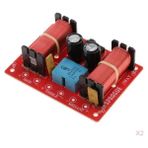 2 Parça 3 Yollu Hoparlör Crossover Ses Filtresi Frekans Bölücüler Araba Ev Tekne Için (Yurt Dışından)