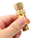 2 Parça Geri Dönüş Valfi Gaz Kaynak Kesme Aletleri Bakır Malzeme Çek Valf Emniyet Valfi Elektrikçi Araçları Fit Asetilen Propan