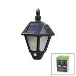 2 Pcs Solar - Güneş Enerjili Duvar Lambası Cob Led Sensörlü= 3 Mod Fonksiyon Bahçe-Balkon-Sokak Pt-2981 (5250)