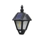 2 PCS SOLAR - GÜNEŞ ENERJİLİ DUVAR LAMBASI COB LED SENSÖRLÜ= 3 MOD FONKSİYON BAHÇE-BALKON-SOKAK PT-2981 (5264)
