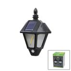 2 PCS SOLAR - GÜNEŞ ENERJİLİ DUVAR LAMBASI COB LED SENSÖRLÜ= 3 MOD FONKSİYON BAHÇE-BALKON-SOKAK PT-2981