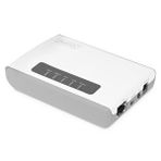 2-port Usb 2.0 Kablosuz Çok Fonksiyonlu Ağ Sunucusu, 300 Mbps, Network Usb Hub, Print ServerDigitus 2-port Usb 2.0 Wireless Multi-functional Network Server, 300 Mbps, Network Usb Hub, Print Server