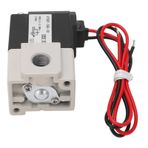2 Pozisyon 3 Yolcu Solenoid Valf, Vakum Için Elektrikli Pnömatik Hava Vanası G1/8 DC24V, İnce Parlatma, Bakır Bobini, Alüminyum Gövde, Mükemmel Sızdırmazlık, Kalıplı Kalıp Döküm, Toz Geçirmez,