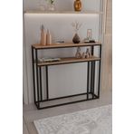 2 Raflı Metal Dresuar Raflı Lüx Dresuar Kitaplık Salon Düzenleyici 2 Raflı 100 Cm