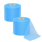 2 Rulo 60 Metre Önceden Sarma Atletik Bant Köpük Alt Sarma Bandı Spor Köpük Alt Sargı Bandaj Atletik Köpük Bant Bilekler Dirsekler Dizler Ayak Bilekleri için (Mavi)