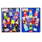 2 Set - 20 Parça Aile Bireyleri ve Uçan Hayvanlar Parmak Kukla T752 T222