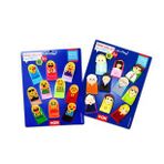 2 Set - 20 Parça Emojiler ve Aile Bireyleri Parmak Kukla T106 T751