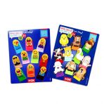 2 Set - 20 Parça Emojiler ve Evcil Hayvanlar Parmak Kukla T106 T771