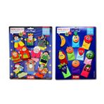 2 Set - 20 Parça Masal Kahramanları ve Meyveler Parmak Kukla T105 T225