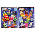 2 Set - 20 Parça Masal Kahramanları Ve Safari Hayvanları Parmak Kukla T223 T225