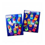 2 Set - 20 Parça Meyveler ve Sebzeler Parmak Kukla T104 T105