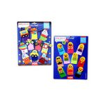 2 Set - 20 Parça Taşıtlar ve Emojiler Parmak Kukla T106 T181