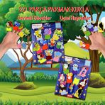 2 Set - 20 Parça Tox Sevimli Böcekler ve Uçan Hayvanlar Parmak Kukla T219 T222