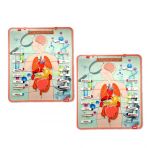 2 Set - 52 Parça İç Organlar Sistemi Keçe Duvar Panoları