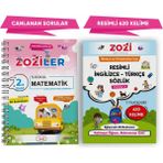 2.sınıf Canlanan Matematik Soru Bankası ve Resimli Ingilizce - Türkçe Sözlük | Okunuşlu
