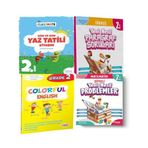 2. Sınıf Gün Ve Gün Yaz Tatili Kitabım+Yeni Nesil Paragraf+ Matematik Soruları Ve Colorful English 2