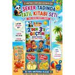 2.Sınıftan 3.Sınıflara Geçenler İçin Şeker Tadında Yaz Tatili Kitabı ( Hikaye Kitabı Hediyeli)