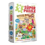 2 Süper Puzzle Çiftlik Hayvanları - Vahşi Hayvanlar 2+ Yaş - 0-6 Yaş Yayınları