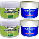 2 Tane Çörek Otu Kremi Büyük Boy 150 ml Krem + 2 Tane Painclass 100 ml Kuyruk Yağı Kremi / Kas Diz Dirsek Sırt Bel Iskelet Agrilarina Masaj Seti - 2ye2