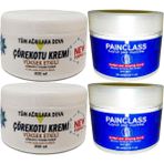 2 Tane Çörek Otu Kremi Xl Box Büyük Boy White Box 200 ml + Yanında 2 Tane Painclass Kuyruk Yağı 100 ml Kremi / Diz Dirsek Iskelet Sırt Bel Kas Agrilarina Masaj Seti - 2ye2