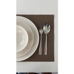2 Tane Yıkanabilir Amerikan Servis ve Masa Runner Takımı – Özel Tasarım Çok Al Az Öde - 30 x 45 cm - Kahve