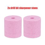 2 Taş Korindon Taşlama Tekerlek Bit Aracı Taşınabilir Matkap Ucu Kalemtıraş Büküm Matkap Ucu Bileme Makinesi 2-12.5mm Mavi Veya Turuncu (Yurt Dışından) - Drill Bits