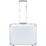 2 Tekerlekli Laptop Bölmeli Iş Valizi 37 Cm, Alüminyum, Gümüş - Gri