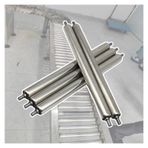 2 "Tekne Römork Silindiri Paslanmaz Çelik Konveyör Silindirleri Raflar ve Endüstriyel Kullanım için 5'li Paket (700mm/27.6") Pürüzsüz Taşıma için Yedek Boru